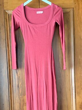 Gaui Scooped Micro Ribbed Maxi Dress - NWOT